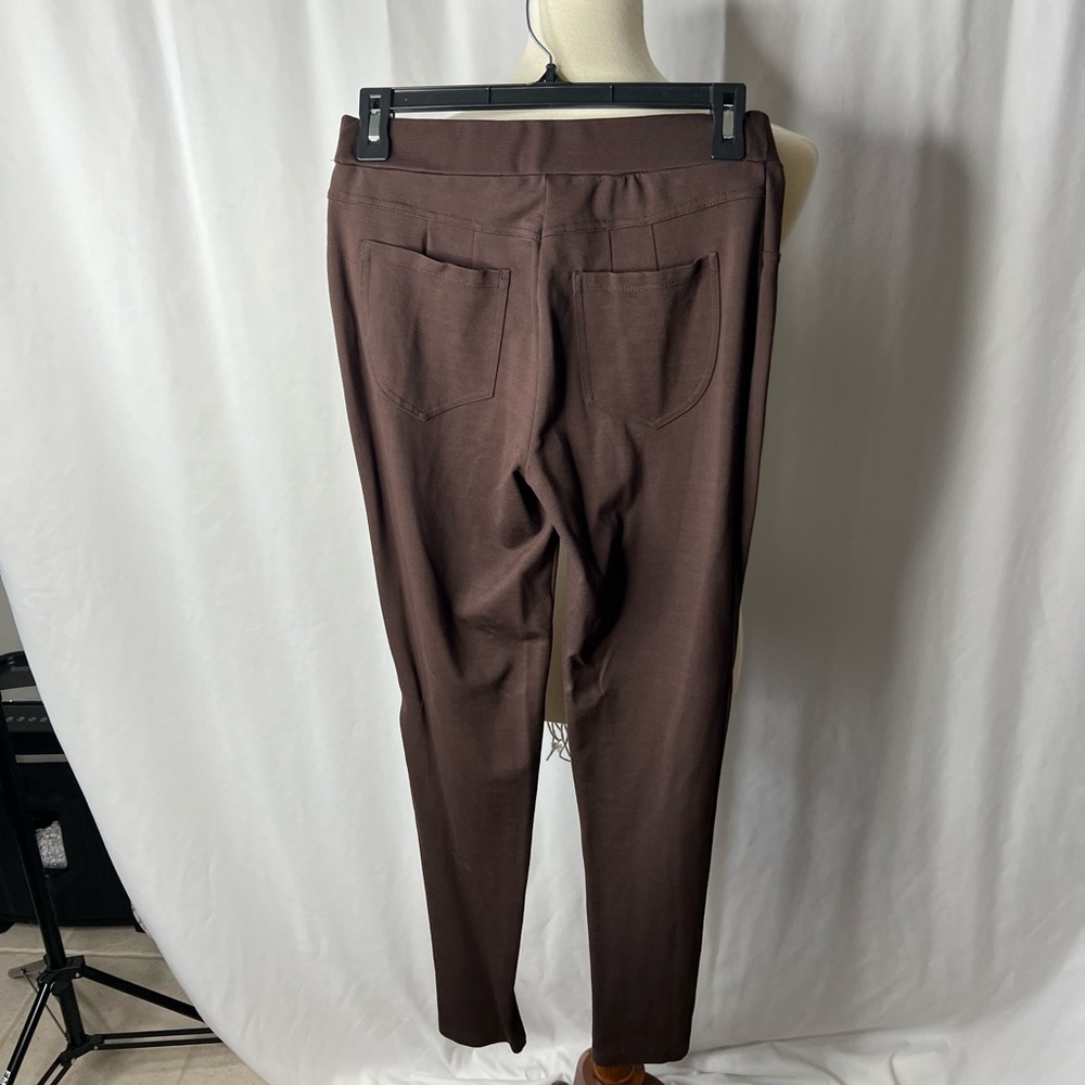 VENUS Brown Stretch Pull-On Pants – Size Medium